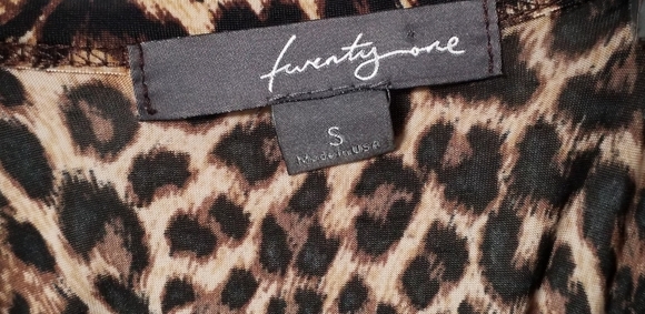 Cheeta Print Maxi Dress Forever 21 - Picture 4 of 5